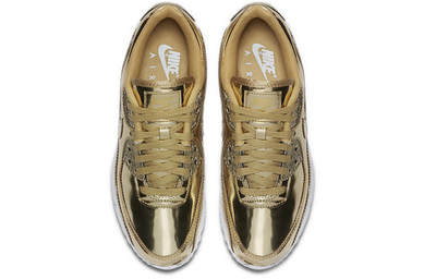 женские кроссовки Nike Air Max Womens 90 'Metallic Pack - Gold' CQ6639-700 для бега