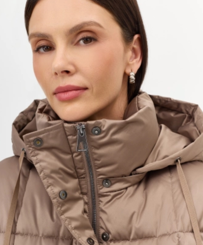 Полупальто стеганное зимнее