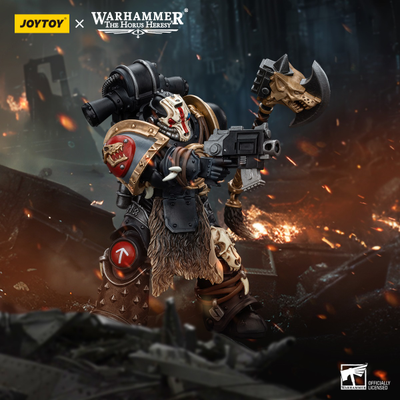 Поклявшийся Смертью Космических Волков (Warhammer Horus Heresy) - КОЛЛЕКЦИОННАЯ ФИГУРКА 1/18 Space Wolves Deathsworn Pack 1 (JT6007) - JOYTOY