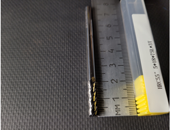 Фреза 5 мм удлиненная HRC55 твердосплавная 3-х зубая по цветному металлу 20/75 мм