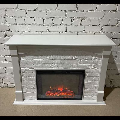 Электрокамин Квинт WT с очагом Sparta 25.5 LED