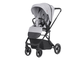 Коляска прогулочная Carrello Alfa CRL-5508 Feather Grey 2024 (накидка черная)
