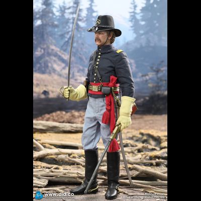 Американский солдат времен Гражданской Войны (Джон Данбар, "Танцующий с волками") - Коллекционная фигурка 1/6 U.S. Civil War Union  Army Lieutenant – John Dunbar (NS80175) - DID