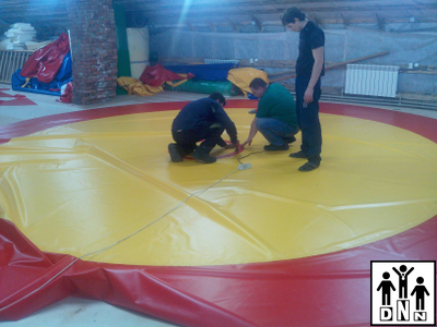 Борцовские покрытия нестандартных размеров