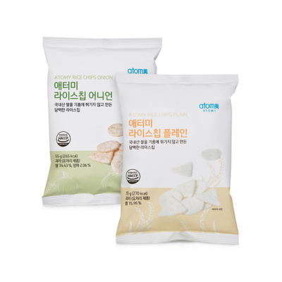 Чипсы Атоми рисовые обычные 24 шт.