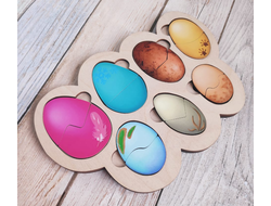 Рамка-вкладыш "Кто в яйце?"