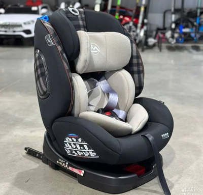 Автокресло Luxmom 277 (Isofix, 0-36 кг, 0-12 лет) Черная сетка