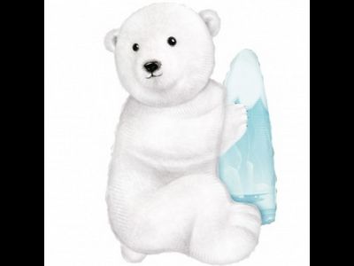 89 см  Мишка с льдиной