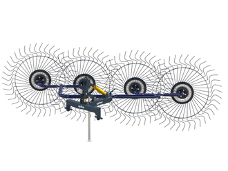 Грабли ворошилки СКАУТ PL-4600 для трактора, четыре колеса сгребания