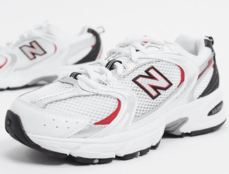 New Balance 530 White (Белые с красным) новые