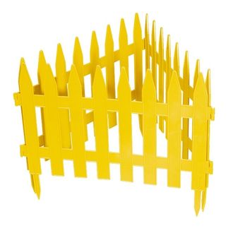 Забор декоративный &quot;Рейка&quot; 28 x 300 см, желтый Россия Palisad