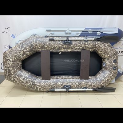 Надувная лодка Аква-Мастер 260 камуфляж темный камыш