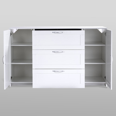 Сириус Тумба 2 двери и 3 ящика 1560х946х412 белый