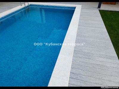 Террасная доска Bruggan Multicolor полнотелая Grey