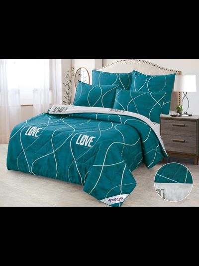 Постельное белье с одеялом TANGO De Verano микросатин полутороспальное 150x200x1 180x230x1 50x70x1 70x70x1 Y100-14