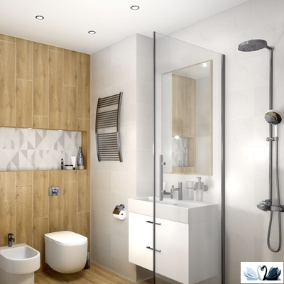 xПлитка Creto Forza Calacatta White Mosaico 01 25 х 60 см настенная