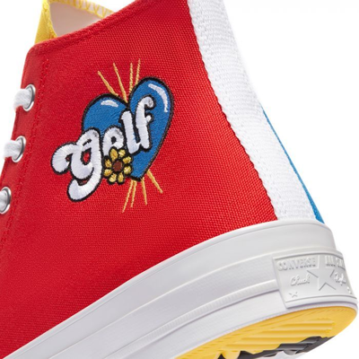 Кеды Converse X Golf желтые высокие