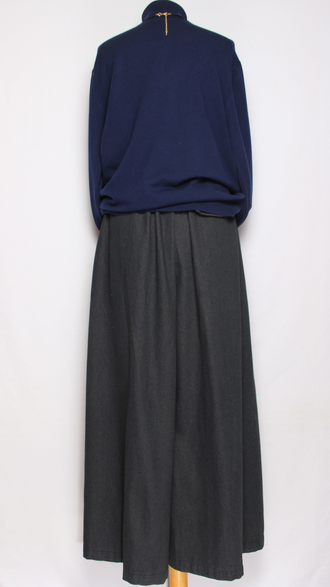 Свитер "ГЛАДКИЙ С ДЛИННЫМ РУКАВОМ " 7807 т.синий, серый, молочный, чёрный р.52-56