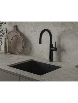 Система мгновенного кипячения воды с газацией и охлаждением 5в1 AQUAHOT ASPEN BM (черный матовый)