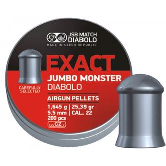 Пули JSB Diabolo EXACT MONSTER cal. 22 (5.52 мм) 1.645 гр. (200 шт.)