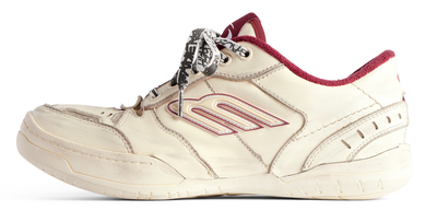 Кроссовки Balenciaga Hamptons Worn-Out White Red