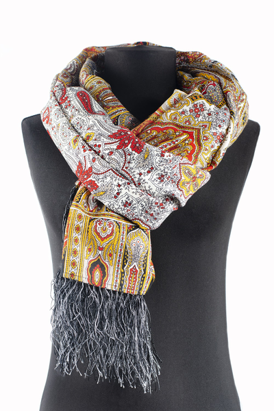 Павловопосадский палантин Царский 1159-53