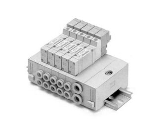 5/2, 5/3 пневмораспр., для монтажа на DIN рейке SY3000/5000