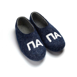 Купить тапочки войлочные "Папа"