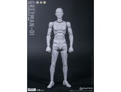 Серый манекен - Коллекционная фигурка 1/12 SCALE Action Figure Greyman (DPS11) - DAMTOYS