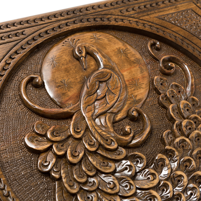 Нарды резные "Павлин" от мастера Давида Мхитаряна