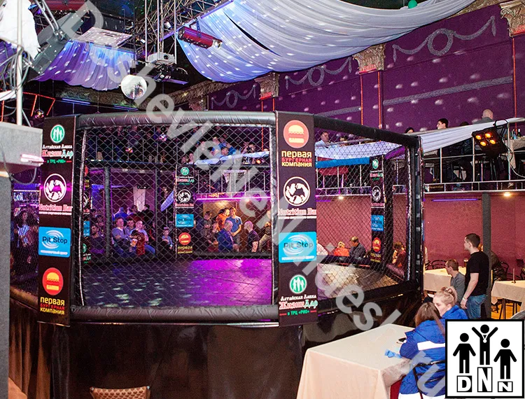 Октагон. турнир Grad-5. Бои без правил Восьмиугольник 3