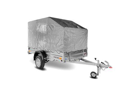 Прицеп «Спутник Moto» (2530x1440x330) оцинкованная рама, с силовым подрамником