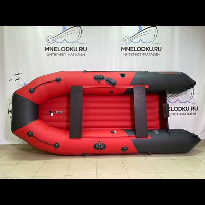 Моторная лодка Таймень NX 3200 НДНД красный/черный
