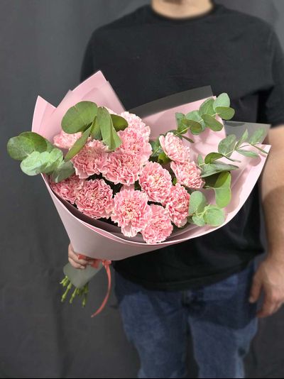 Буке букеты из диантусов №301