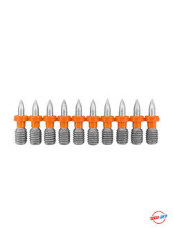 Гвозди-шпильки c резьбой по бетону и металлу GNGM6-8-15-BT