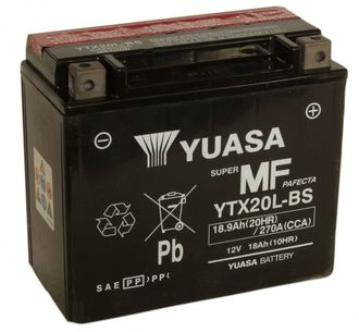 Аккумулятор yuasa ytx20l bs
