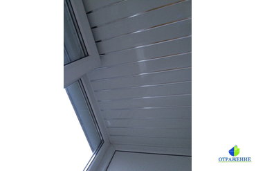 Обшивка балкона. Колпино