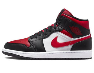 Nike Air Jordan 1 Mid Bred Toe 554724 079