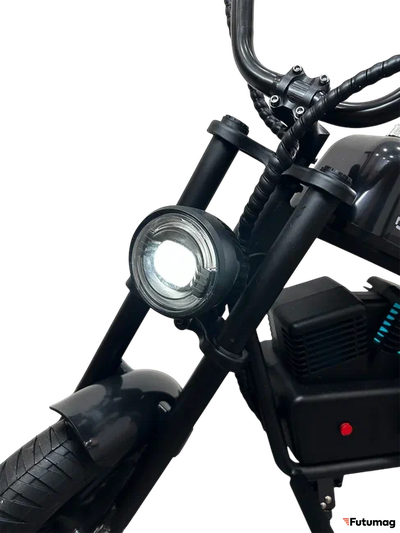 Детский электромотоцикл eDro Chopper Черный