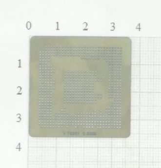 Трафарет BGA для реболлинга чипов VT8251 0.6мм.