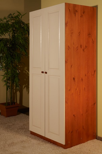 Шкаф КЛАССИК комбинированный из массива сосны 80 Х 58 Х 190 СМ