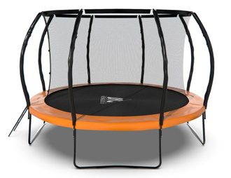 Уличный батут DFC TRAMPOLINE KENGOO II 12FT (3,66 метра) с внутренней сеткой и лестницей