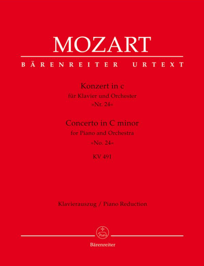 Mozart, Concerto for Piano and Orchestra no. 24 in C minor K. 491