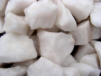 Белый кварц  "Жаркий Лед" колотый (10 кг)