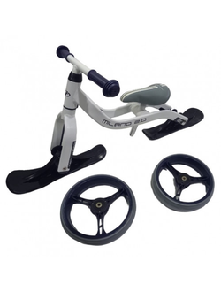 Снегобег беговел 2в1 Tech Team Milano 2.0 синий 2022 с лыжами