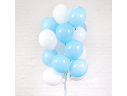 Белые и голубые шары