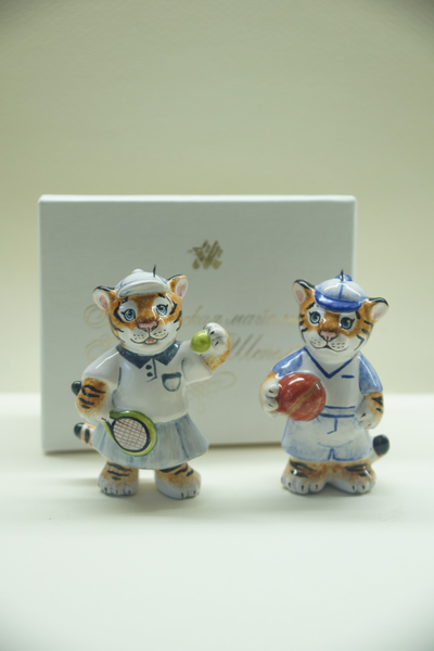 Комплект ёлочных игрушек "Спортивные тигрята"