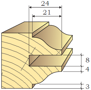 Фрезы для производства дверной обвязки.