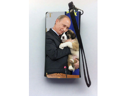 Универсальный чехол с Путиным на телефон №2