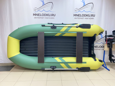 Моторная лодка GLADIATOR E330S зелено-оливковый